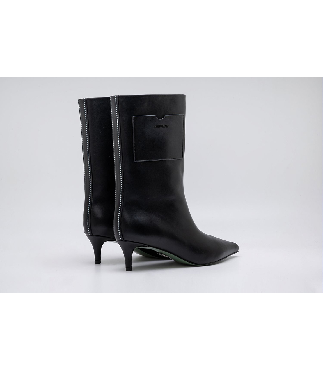 NEORAH-POINTED TOE BOOTS WITH POCKET 詳細画像 ブラック 2